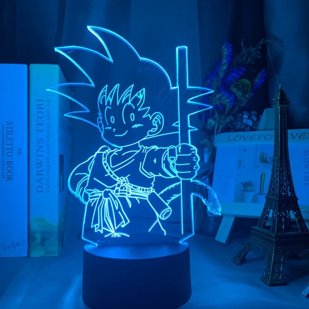 Lámparas 3D LED Dragon Ball