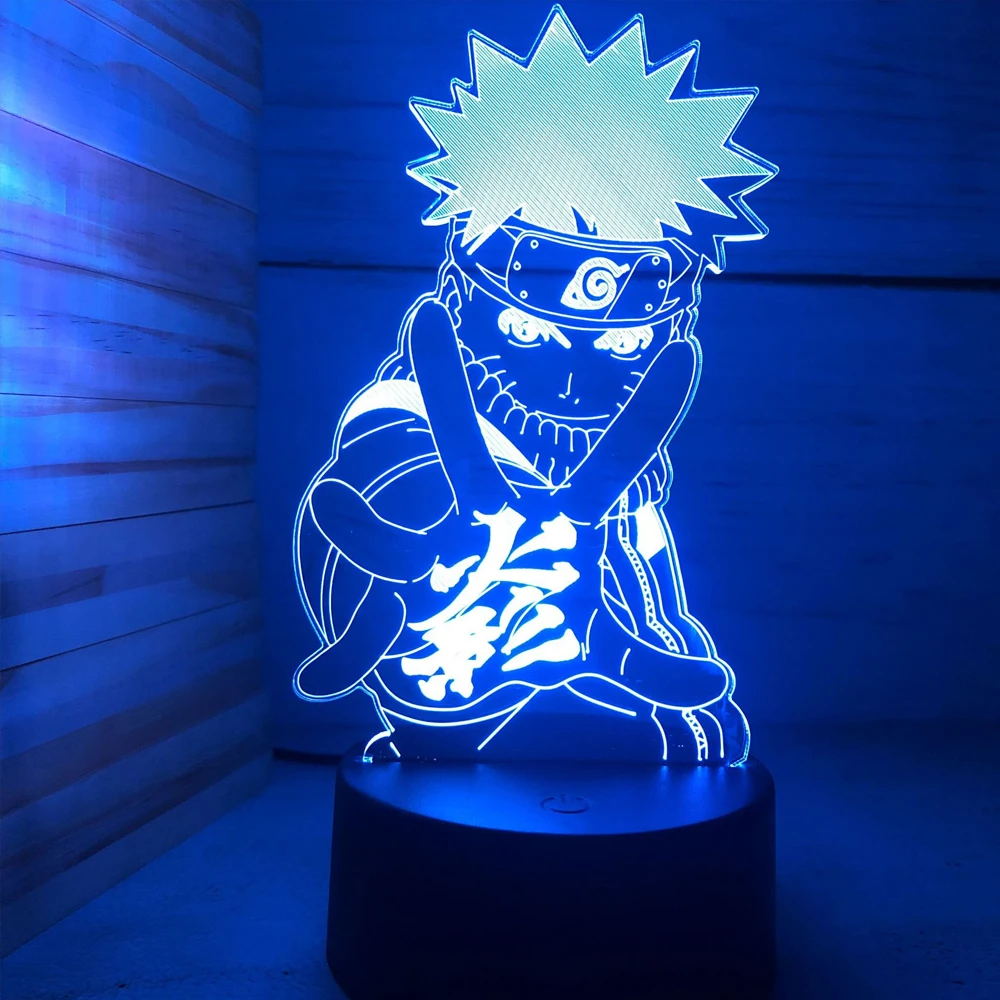 Lámparas 3D LED Naruto