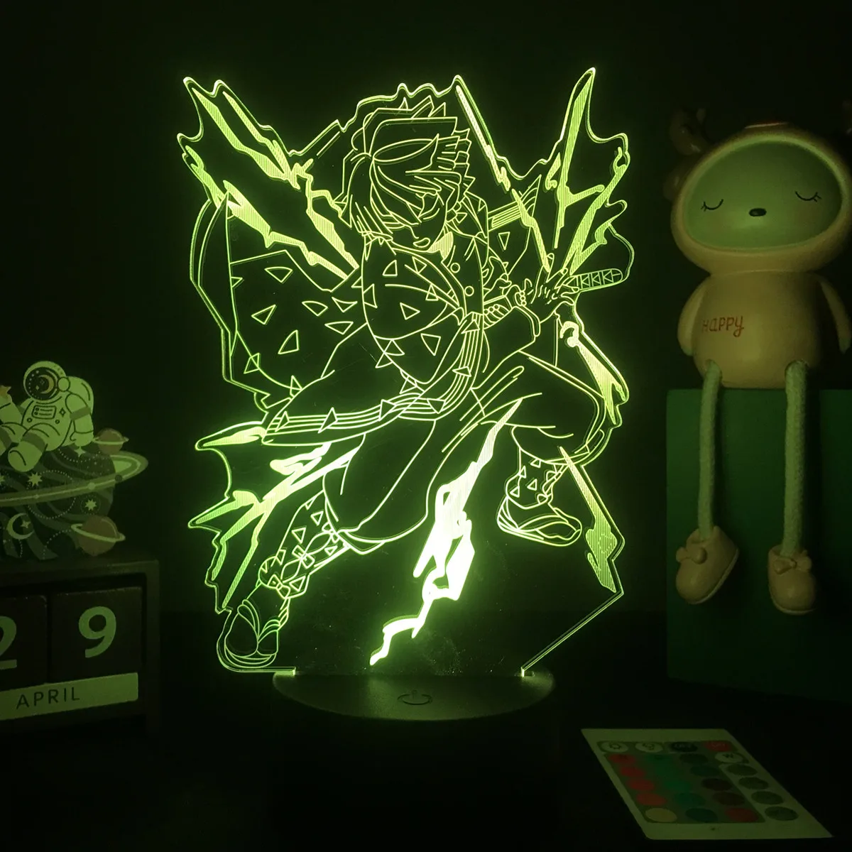 Lámparas 3D LED Kimetsu no yaiba (Demon Slayer)