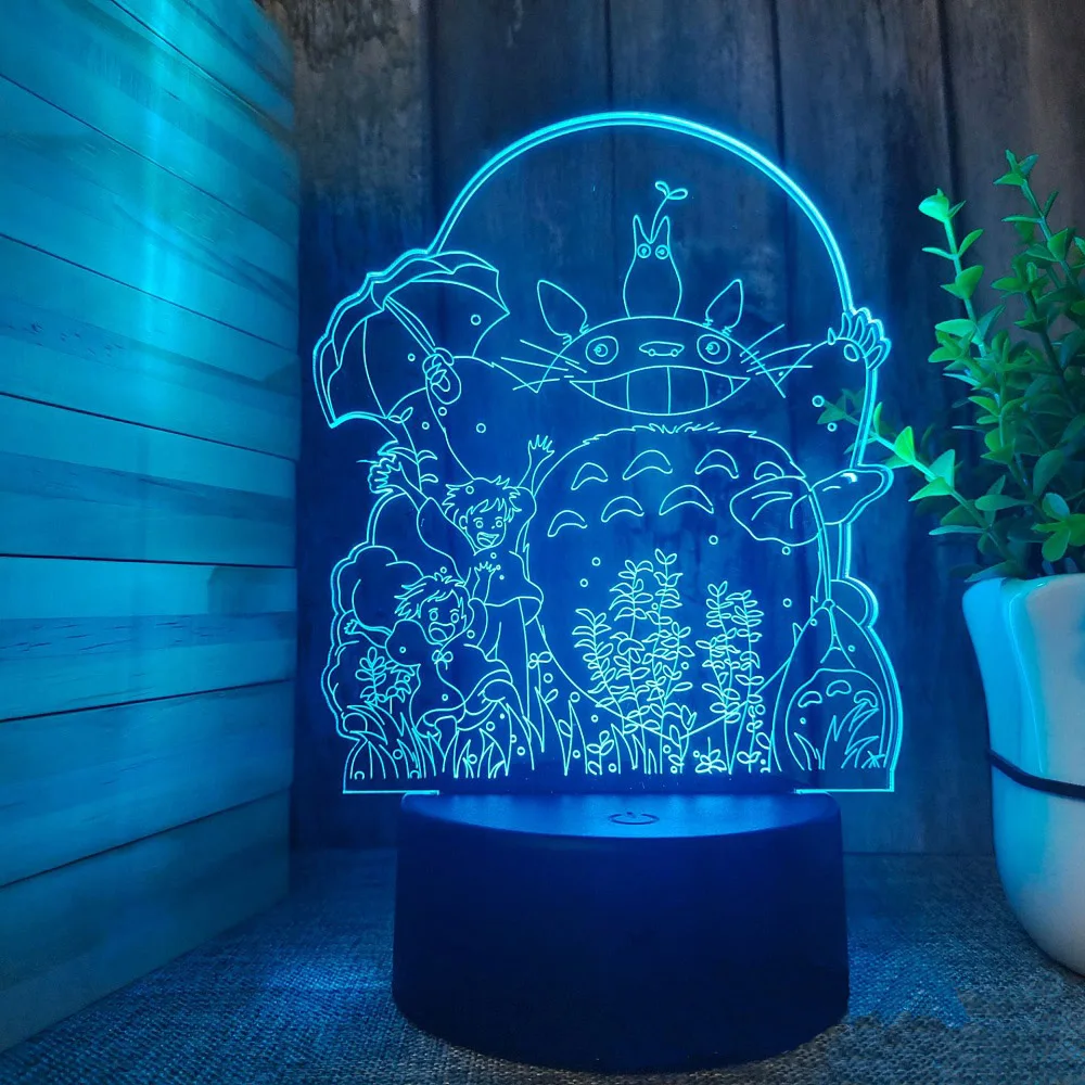 Lámparas 3D LED Tonari No Totoro